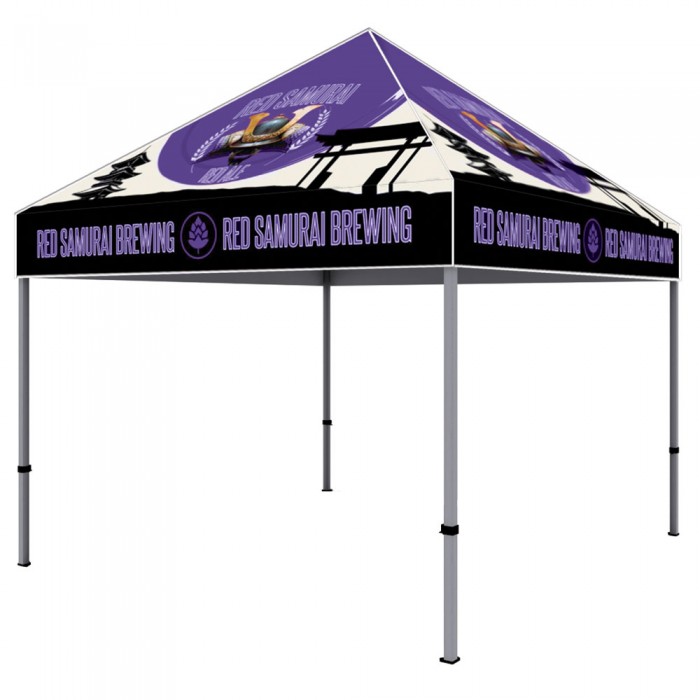 10 ft. Canopy Steel Tent Dye-Sub Full Color